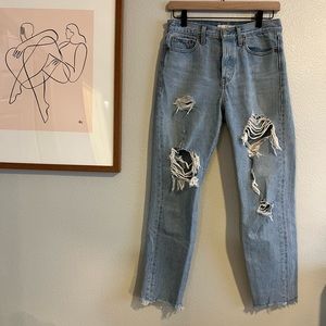 Levi’s high-waist wedgie fit jeans, size 26